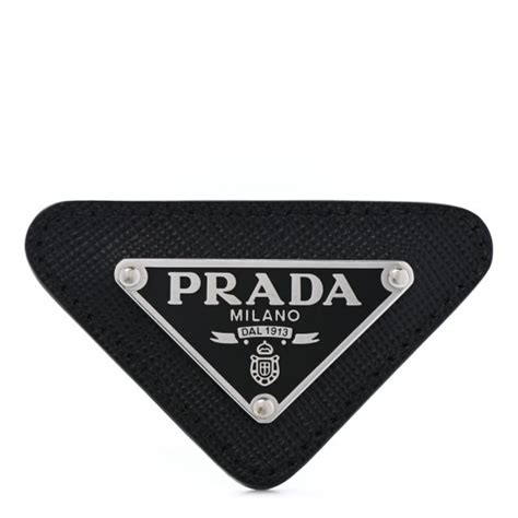 prada logo dreieck kaufen|Silber Crystal Logo Jewels Brosche .